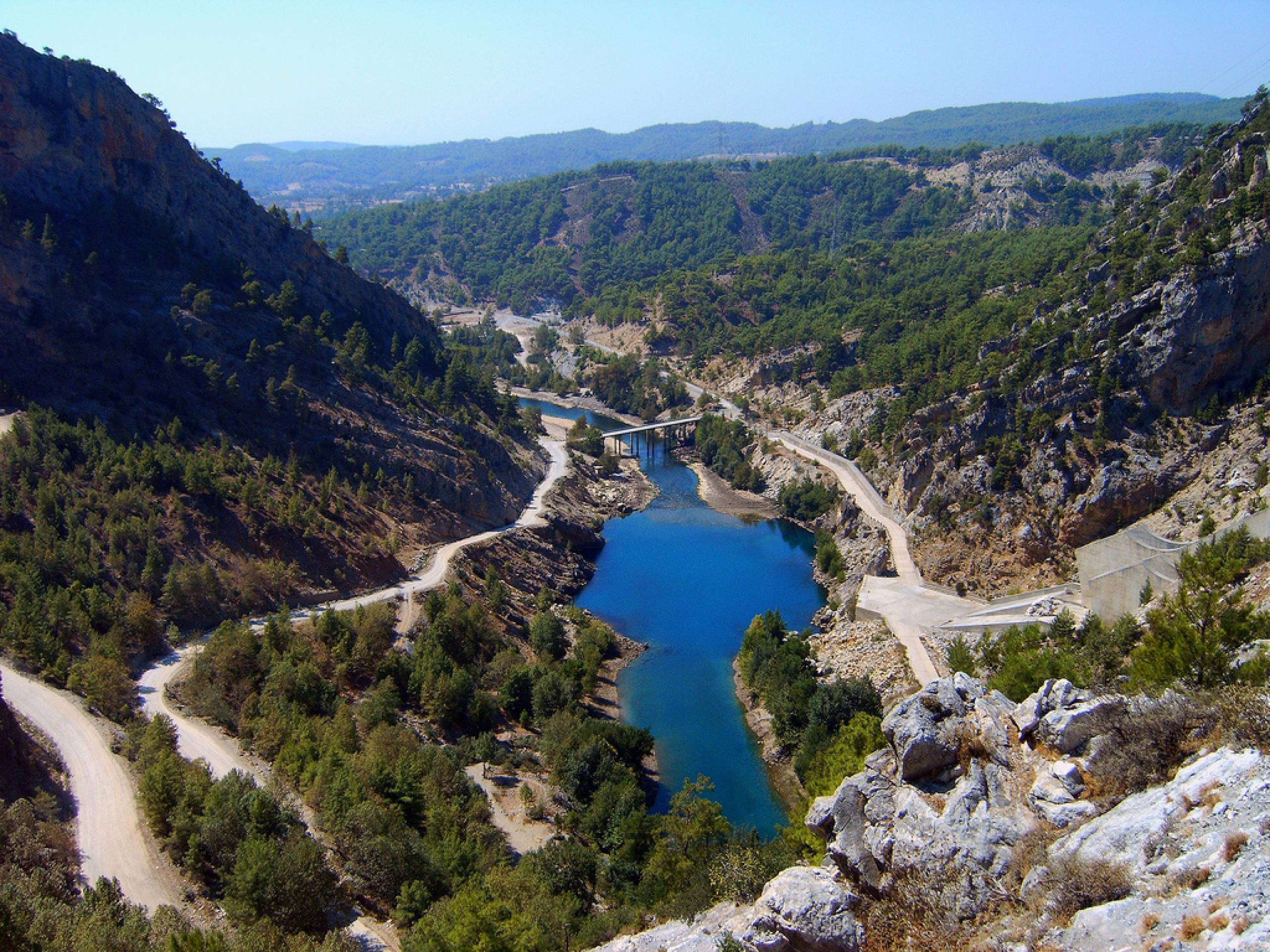 Зелёный каньон и водопад Манавгат в Сиде